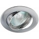 Светильник встраиваемый литой под лампу KL1A CH /1 поворотный MR16, 12V/220V, 50W хром (100/2100)  Б0048969  ЭРА