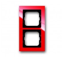 Рамка 2-постовая, серия axcent, цвет красный  1754-0-4341   2CKA001754A4341  ABB