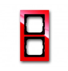 Рамка 2-постовая, серия axcent, цвет красный  1754-0-4341   2CKA001754A4341  ABB