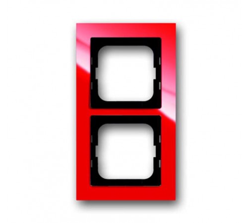 Рамка 2-постовая, серия axcent, цвет красный  1754-0-4341   2CKA001754A4341  ABB