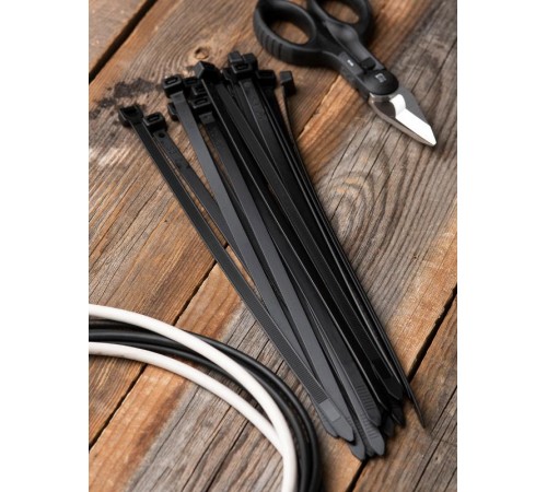 Хомут нейлоновый ЧЕРНЫЙ 7,2х150 (уп./100шт) EKF Simple  plc-cb-7.2x150  EKF