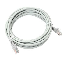 Патч-корд TERACOM PRO Cat.5E неэкранированный UTP оболочка LSZH серый (5,0м)  TRP-5EUTP-LSH-5M-GY  EKF