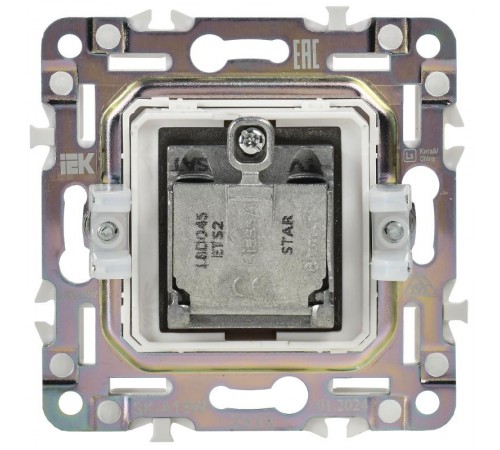 SKANDY Розетка двойная TV+SAT SK-A13W арктический белый  SK-AF20-O-K01  IEK