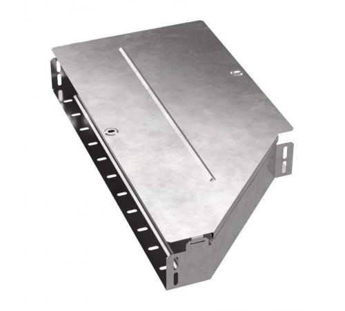 Переходник левый с крышкой Стандарт 600х400х80   PR16.0704  Промрукав