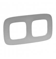 Valena ALLURE Алюминий Рамка 2-ая  754392  Legrand