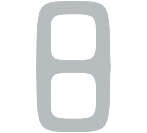 Valena ALLURE Алюминий Рамка 2-ая  754392  Legrand