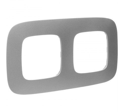 Valena ALLURE Алюминий Рамка 2-ая  754392  Legrand