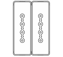 Секция прямая 1+1 точек отвода L=1000мм, Cu, 4P+4P, 25A  LTC25FSP44AA000  DKC