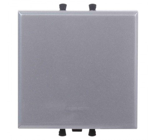 Инвертор (промежуточный переключатель) одноклавишный модульный, "Avanti", "Закаленная сталь", 2 модуля  4404122  DKC