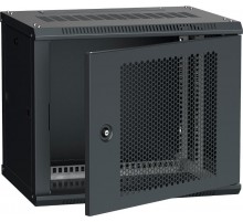 Шкаф LINEA W 9U 600x450 мм дверь перфорированная, RAL9005  LWR5-09U64-PF  ITK