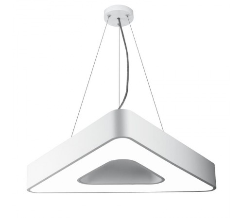 Светильник светодиодный Geometria Delta SPO-153-W-40K-030 30Вт 4000К 2100Лм IP40 600*600*80 белый подвесной  Б0050578  ЭРА