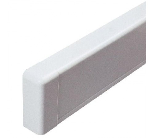 Заглушка для плинтусного короба 100х40 мм белый(розница, 1 шт в пакете)  AIR10045R  DKC