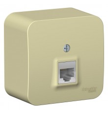 Blanca Бежевый О/У с изолирующей пластиной Розетка компьютерная RJ45, кат.5E  BLNIA045007  SE