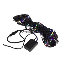 Гирлянда "Сеть" 1х1,5м, черный ПВХ, 160 LED Мультиколор  215-119  NEON-NIGHT
