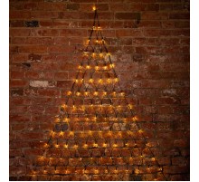 Гирлянда Сеть 2х2х1.5м, свечение с динамикой, черный ПВХ, 136 LED, 230 В, цвет: Тёплый белый  215-006  NEON-NIGHT