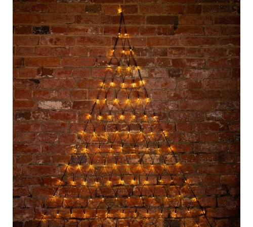 Гирлянда Сеть 2х2х1.5м, свечение с динамикой, черный ПВХ, 136 LED, 230 В, цвет: Тёплый белый  215-006  NEON-NIGHT