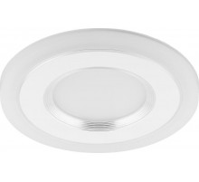 Светильник светодиодный встраиваемый AL2770 9W 4000K и подсветка 4000К белый  28909  Feron