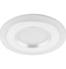 Светильник светодиодный встраиваемый AL2770 9W 4000K и подсветка 4000К белый  28909  Feron