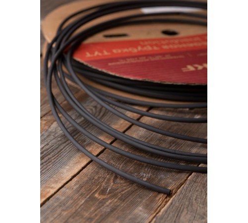 Термоусаживаемая трубка ТУТ нг 6/3 черная EKF PROxima  tut-6-b  EKF