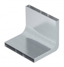 Вертикальный угол 90° кабельного канала EUK 250x28/3 секц. (сталь) (KV3 25028)  7400644  OBO Bettermann