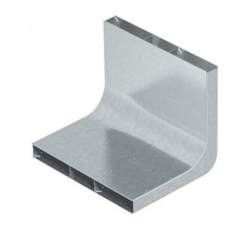 Вертикальный угол 90° кабельного канала EUK 250x28/3 секц. (сталь) (KV3 25028)  7400644  OBO Bettermann