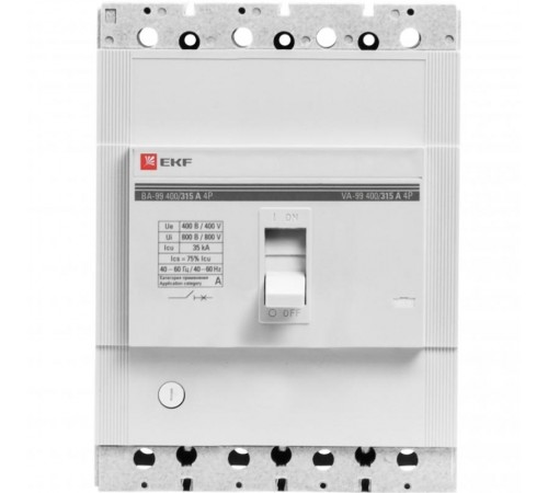 Выключатель автоматический ВА-99 400/315А 4P 35кА EKF  mccb99-400-315-4P  EKF