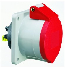 Розетка встраиваемая 32A 4р(3P+PE) 6h 400V IP44 QС 75х75 13710 I 13710-Bals I Bals