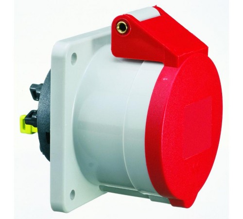 Розетка встраиваемая 32A 4р(3P+PE) 6h 400V IP44 QС 75х75 13710 I 13710-Bals I Bals