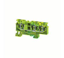 Клемма заземляющая пружинная OptiClip CXG-6-TRIPLET-PE-I-(0,2-6)-PEN  331832  КЭАЗ