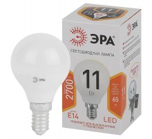 Лампа светодиодная LED P45-11W-827-E14  Б0032986  ЭРА