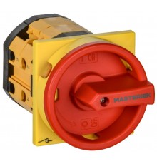 Переключатель кулачковый закрытая рукоятка аварийная 16А схема 91  MI-CS12-016-091  IEK