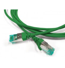 PC-LPT-SFTP-RJ45-RJ45-C6A-5M-LSZH-GN Патч-корд S/FTP, экранир., категория 6a (100% Fluke Component Tested), 30AWG, LSZH, 5 м, зел. 445838  Hyperline