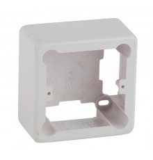 Коробка установочная 1-местная под кабель-канал КУK 85х85х42мм белая IP20 (44/1760)  Б0047294  ЭРА