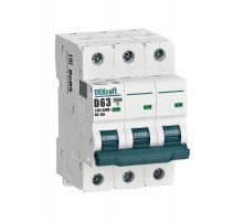 Выключатель автоматический трехполюсный ВА-105 63А D 10кА  13231DEK  DEKraft