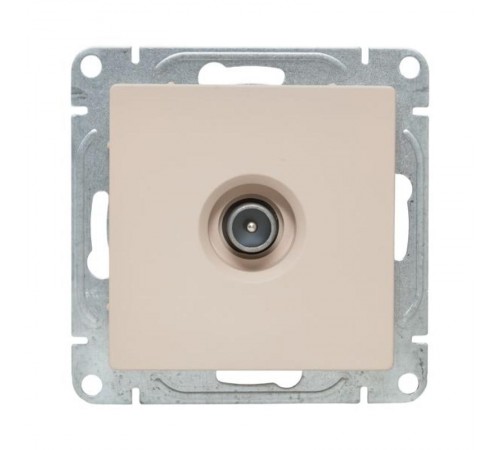 Механизм розетки TV, оконечная, кремовый Эпика  UP1-SOI-TV-3 EKF