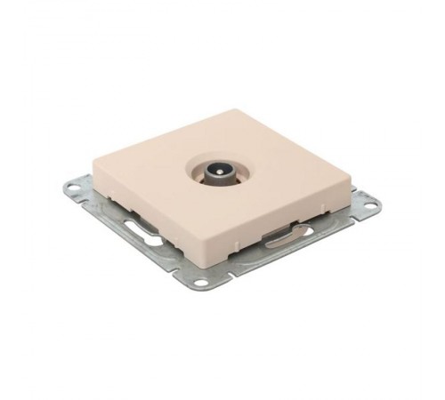 Механизм розетки TV, оконечная, кремовый Эпика  UP1-SOI-TV-3 EKF