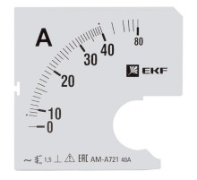 Шкала сменная для A721 80/5А-1,5 EKF PROxima  s-a721-80  EKF