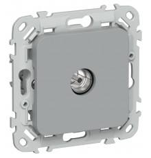 FLITE Розетка TV оконечная тип F РТВф-1-1-1-ФлС серый  FI-A10-O-K03  IEK