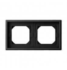 ArtGallery Карбон Рамка 2-постовая IP44,  КАРБОН  GAL441002  SE