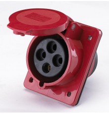 Розетка для скрытой проводки 424 3Р+РЕ 32А 380В IP4  26054DEK  DEKraft