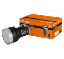 Лампа AD-22DS(LED)матрица d22мм белый 230В   SQ0702-0001  TDM