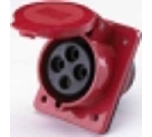 Розетка для скрытой проводки 424 3Р+РЕ 32А 380В IP4  26054DEK  DEKraft