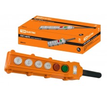 Пульт управления ПКТ-40ПС, кнопки Пуск с фиксацией, Стоп, вверх, вниз, влево, вправо, IP54  SQ0706-0008  TDM