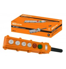 Пульт управления ПКТ-40ПС, кнопки Пуск с фиксацией, Стоп, вверх, вниз, влево, вправо, IP54  SQ0706-0008  TDM