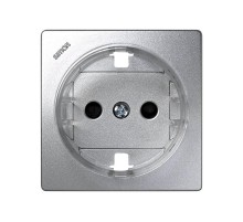 Simon 73 Накладка со шторками на розетку с/з, S73 Loft, алюминий  73041-63  Simon