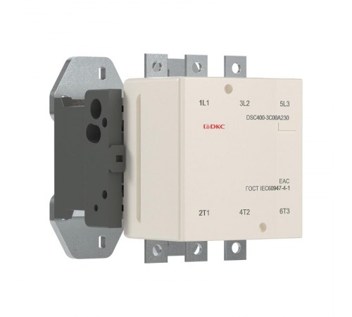 Магнитный контактор DSC400-3C00A230400А 200кВт (AC3) кат 220В AC  DSC400-3C00A230  DKC