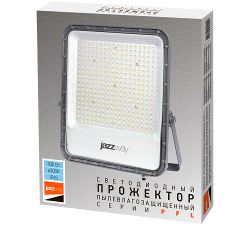 Прожектор светодиодный PFL- S4- 300w 6500K 80° IP65  .5040229  Jazzway