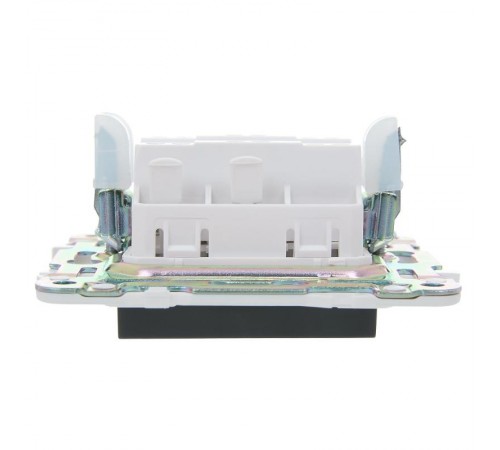 SKANDY Выключатель 1-клавишный перекрестный 10А SK-V03G графит   SK-V13-0-10-K53  IEK