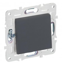 SKANDY Выключатель 1-клавишный перекрестный 10А SK-V03G графит   SK-V13-0-10-K53  IEK