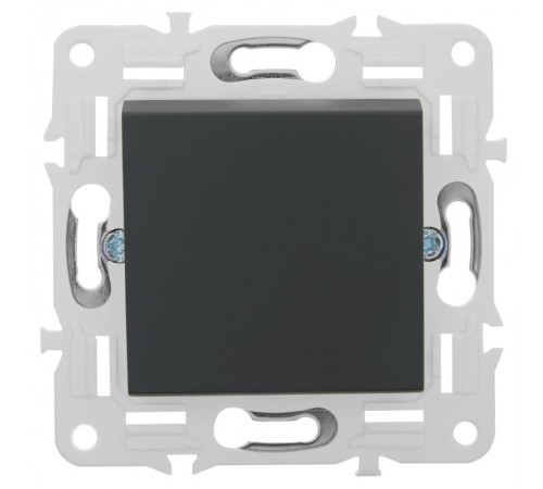 SKANDY Выключатель 1-клавишный перекрестный 10А SK-V03G графит   SK-V13-0-10-K53  IEK